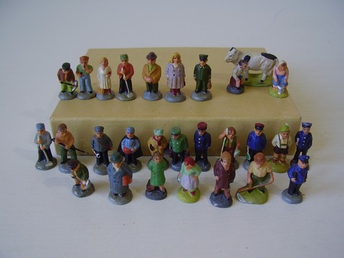 Antike eisenbahn masse figuren - antike,