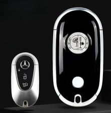 GlanzSchwarz AMG Emblem Logo Schlüssel-Abdeckung Für Mercedes-Benz