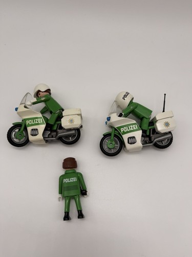 Playmobil polizei motorrad - polizei, 2er