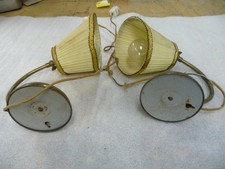 2 alte Nachttischlampen