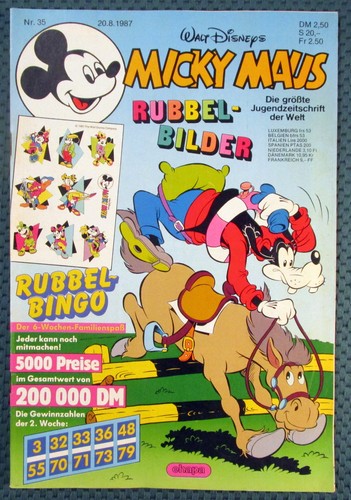 Micky maus 1987 heft 35 - #, vom