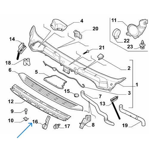 Fiat halter träger für - fiat,