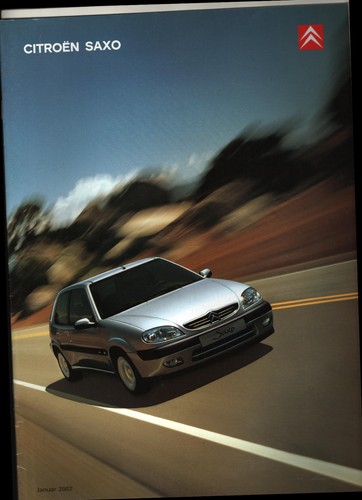 Prospekt citroen saxo - saxo, 2002