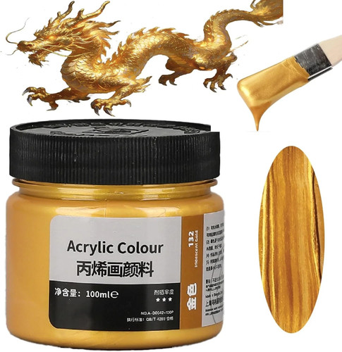 Acrylfarbe gold set - acrylfarbe,