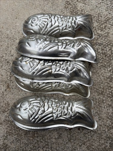 Vintage 6er set fischformen - vintage,