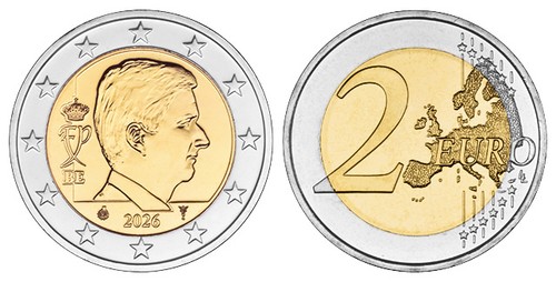 Belgien euro kursmünze 2026 - belgien,