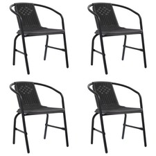 vidaXL Gartenstühle 4 Stk