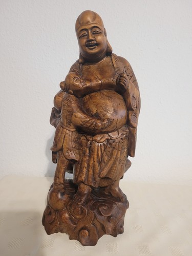 Lächelnder buddha budai - lächelnder, buddha,