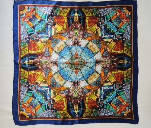 Vintage seidentuch elegant - seidentuch.,