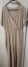 Damen Overall beige hellbraun
