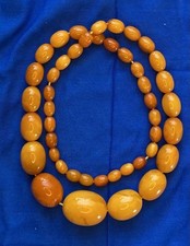 Vintage Bernsteinkette, 100 %