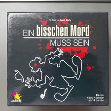 Ein bisschen Mord muss sein Asmodee Emittlungsspiel Vollständig Krimispiel
