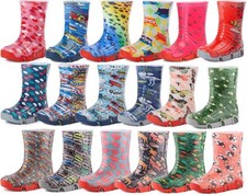 LADEHEID Gummistiefel Kinder