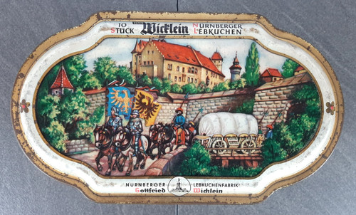 Alte blechdose nürnberger - blechdose,