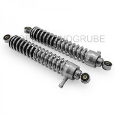 Federbeine Stoßdämpfer Set pass f Simson S50 S51 Enduro S70 SR50 2Stk chrom 36cm