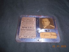 R! Fahrkarte Horrem 1929 DRP DRGM Vermos Köln Blechhülle Lichtbild Reichsmark