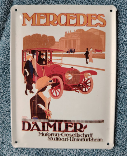 Blechschild mercedes benz - mercedes,