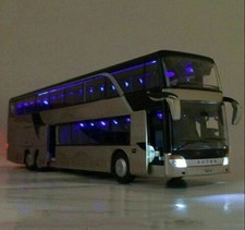 Stadt Reisebus Spielzeug Modell Fahrzeug Ride A Kutsche 1:32 Maßstab Kinder Toy-