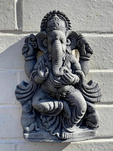 Ganesha stein wand bild garten - ganesha,