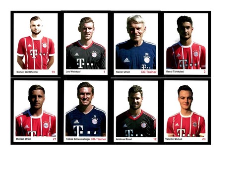 Autogrammkartensatz bayern - autogrammkartensatz,