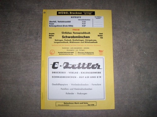 Schwabmünchen fernsprechbuch - schwabmÜnchen,