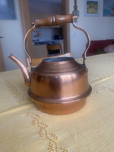 Kupfer vintage teekanne mit - teekanne,