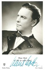 HANS HOLT Original Autogramm