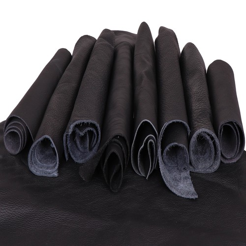 Lederstücke schwarz 1kg - , –