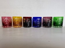 Nachtmann Traube - Whiskygläser aus Bleikristall Überfang  Römergläser - 6 Stück