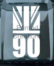 LAND ROVER DEFENDER 90 KAPPE BRITISCHER AUFKLEBER GRAFIK VINYL UNION JACK