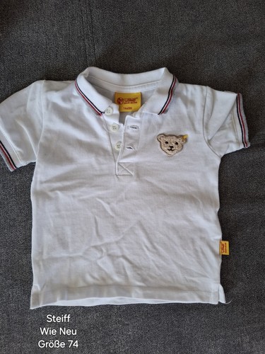 Steiff poloshirt shirt weiß - poloshirt,