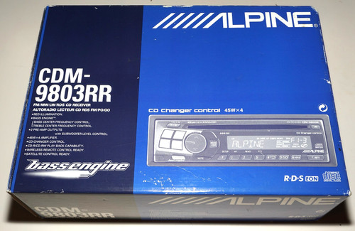 Alpine cdm 9803 radio - alpine,