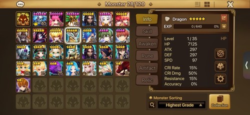 Summoners war starter - summoners, ld5