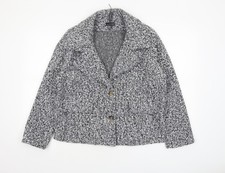 Grauer Blazer Damen UK Größe