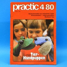 DDR practic 4 1980 Tierpuppen Klapp-Schlitten Schmucksteine Geknüpftes Leuchte K