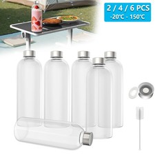 Wasserflasche Glastrinkflasche