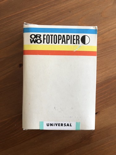 Orwo bs111 fotopapier ovp - orwo,