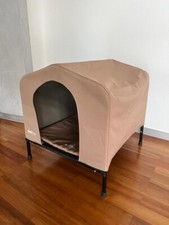 Hundehütte, Anione max 50Kg, Braun Wasserdicht Transportierbar, auch für Innen