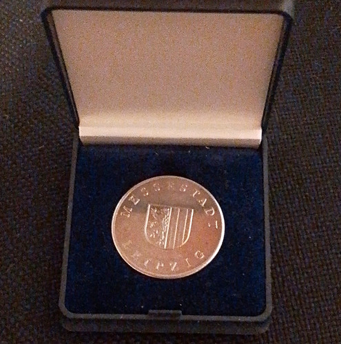 Medaille etui messestadt - etui,