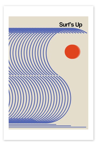 Poster surf frances - poster, surf's