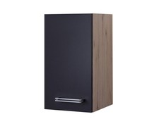 Hängeschrank Küche - 30 cm breit - Anthrazit San Remo Eiche –  Lino