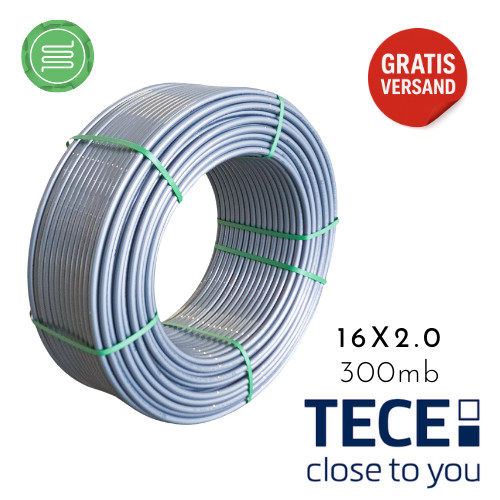 Heizrohr 16x2 300 - 16x2, mm