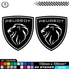 2x Peugeot Vinyl Aufkleber