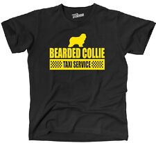 TYC T-Shirt BEARDED COLLIE Taxi Service Hunde Hund fun Siviwonder