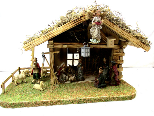 Weihnachtskrippe handarbeit - weihnachtskrippe,