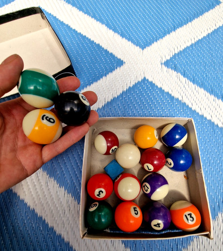 Retro miniatur billard - ",