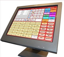 KASSENSYSTEM EINZELHANDEL TOUCHSCREEN KASSE POSPROM TSE KONFORM KIOSK IMBISS