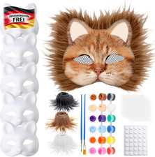 Katzenmaske Set 6 Stück DIY
