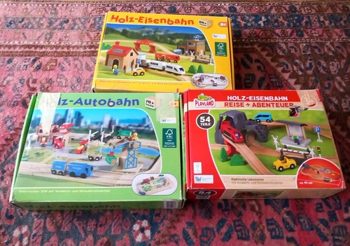 Holzeisenbahn und 1 - 2,