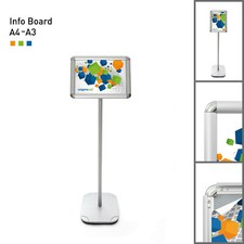 Info Board ✓ versch. Größen ✓ Infoständer ✓ Diskretionsständer ✓ Infotafel ✓ Alu